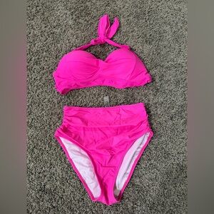 Vibrant Pink Bikini Set